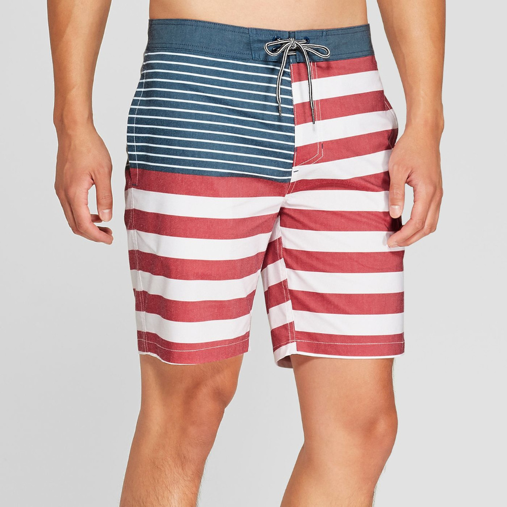 8.5" Striped Snare Board Shorts
